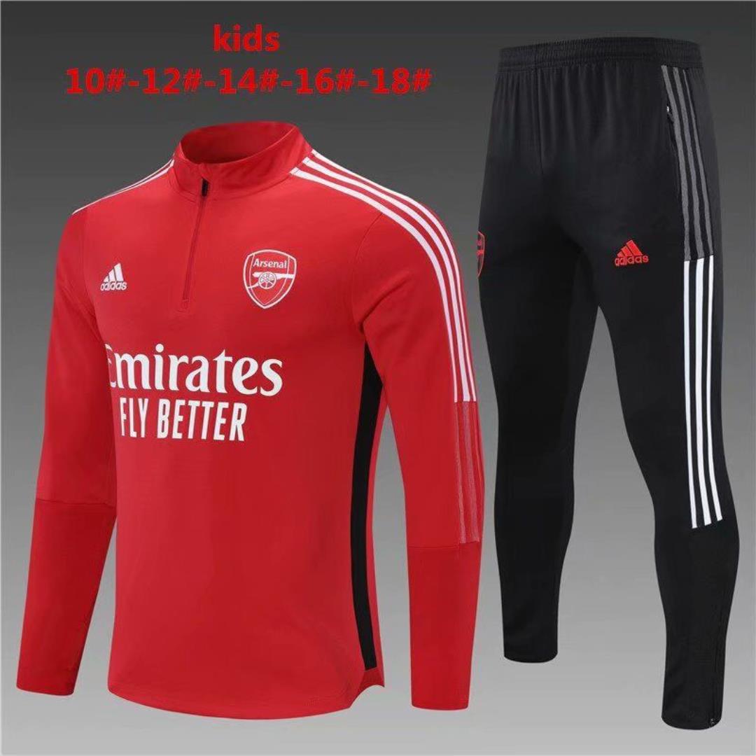 Kids Arsenal 21/22 Tracksuit - Red